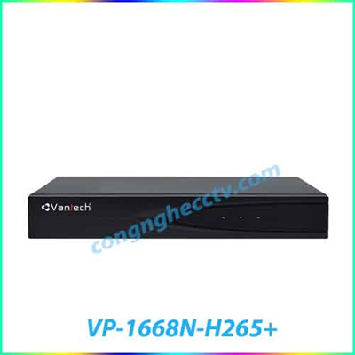 Đầu ghi hình camera IP 16 kênh VANTECH VP-1668N-H265+