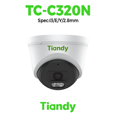Camera Tiandy IP Dome hồng ngoại 2MP  TC-C320N Spec:I3/E/Y/2.8mm