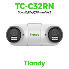 Camera Tiandy IP Ngoài trời 2 ống kính 2MP TC-C32RN Spec:I5/E/Y/QX/4mm/V4.2
