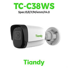 Camera Tiandy IP Thân Starlight  hồng ngoại 8MP TC-C38WS Spec:I5/E/Y/M/4mm/V4.0