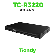 Đầu ghi hình camera IP 20 kênh TIANDY TC-R3220 - 2 HDD