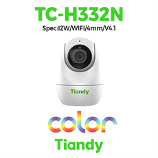 Camera Tiandy Wifi Quay/Quét trong nhà 3MP Color Maker & hồng ngoại TC-H332N Spec:I2W/WIFI/4mm/V4.1