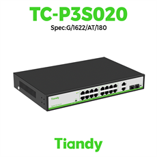 Switch Tiandy POE 16 cổng TC-P3S020 Spec:G/1622/AT/180