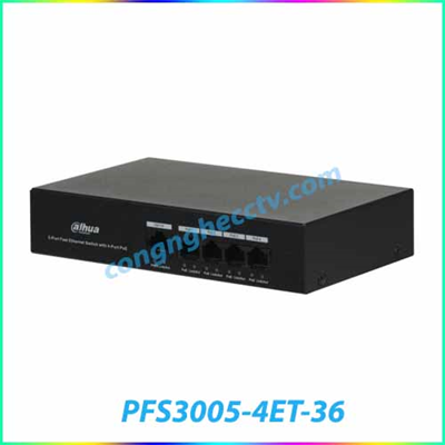 SWITCH POE DAHUA PFS3005-4ET-36