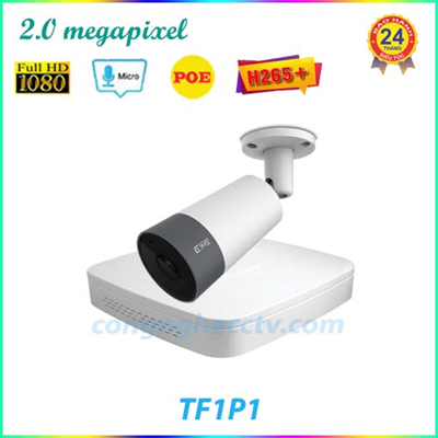 Trọn Bộ 1 Camera Quan Sát  Dahua KIT-TF1P1