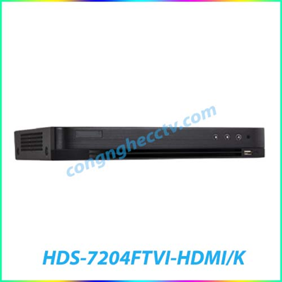 Đầu ghi hình HYBRID TVI-IP 4 kênh HDPARAGON HDS-7204FTVI-HDMI/K