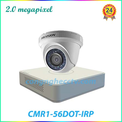 Trọn bộ 1 camera quan sát HIKvision CMR1-56D0T-IRP