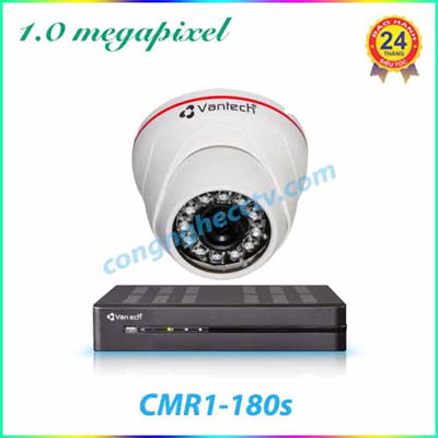 Trọn Bộ 1 Camera Quan Sát  DAHUA  CMR1-180S