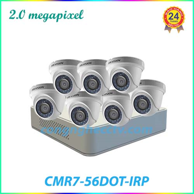 Trọn bộ 7 camera quan sát HIKvision CMR7-56D0T-IRP