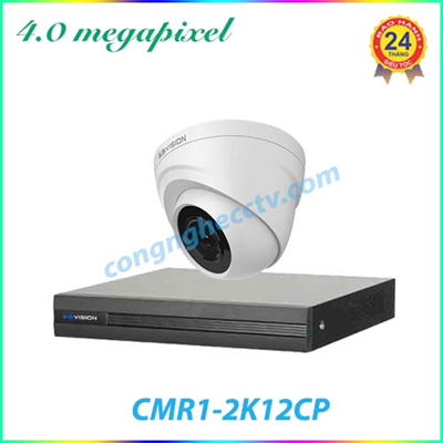 Trọn Bộ 1 Camera Quan Sát  KBvision CMR1-2K12CP