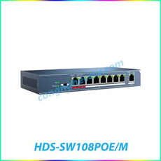 8-port 10/100Mbps PoE Switch HDPARAGON HDS-SW108POE/M
