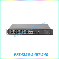 24 port 10/100Mbps PoE SwitchoE DAHUA PFS4226-24ET-240