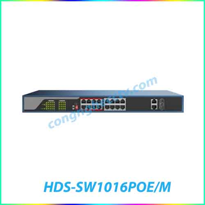 16-port 10/100Mbps PoE Switch HDPARAGON HDS-SW1016POE/M