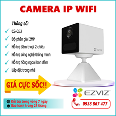 Camera IP Wifi EZVIZ CS-CB2 2.0MP lắp đặt trong nhà