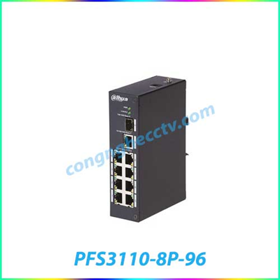 8 port 10/100Mbps PoE Switch DAHUA PFS3110-8P-96