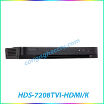 Đầu ghi hình HYBRID TVI-IP 8 kênh HDPARAGON HDS-7208TVI-HDMI/K