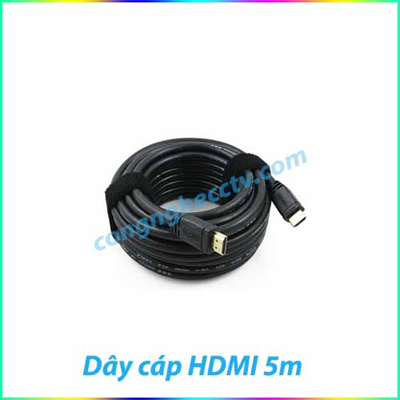 -Cổng kết nối: HDMI.  Dây cáp HDMI 5m
