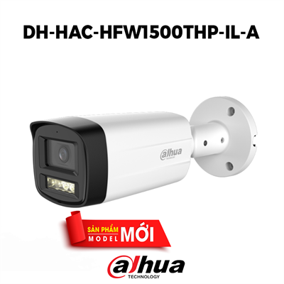 Camera HDCVI SMART DUAL LIGHT Dahua DH-HAC-HFW1500THP-IL-A 5MP