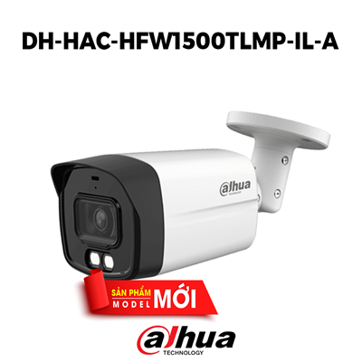 Camera HDCVI SMART DUAL LIGHT Dahua DH-HAC-HFW1500TLMP-IL-A 5MP