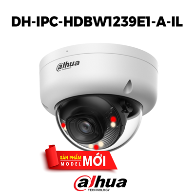 Camera IP Dahua DH-IPC-HDBW1239E1-A-IL 2MP ENTRY SMART DUAL LIGHT
