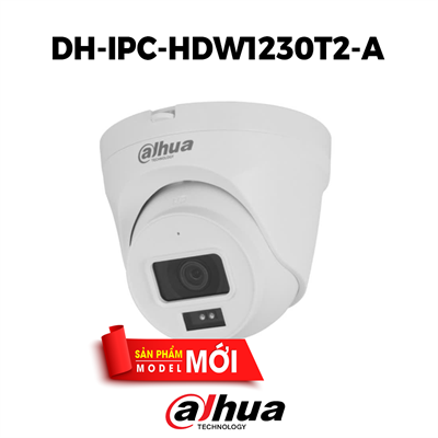 Camera IP Dahua DH-IPC-HDW1230T2-A 2MP ENTRY IR LED