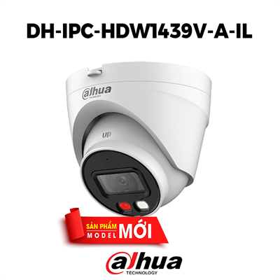Camera IP Dahua DH-IPC-HDW1439V-A-IL 4MP ENTRY SMART DUAL LIGHT