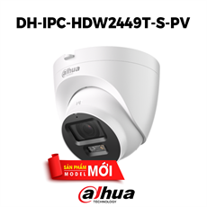 Camera IP Dahua DH-IPC-HDW2449T-S-PV 4MP WIZSENSE 2 SMART DUAL LIGHT ACTIVE DETERRENCE