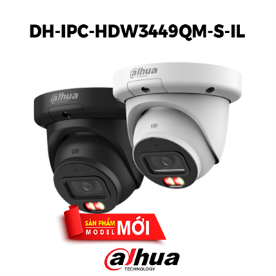 CAMERA IP DAHUA DH-IPC-HDW3449QM-S-IL 4MP WIZSENSE 3 SMART DUAL LIGHT