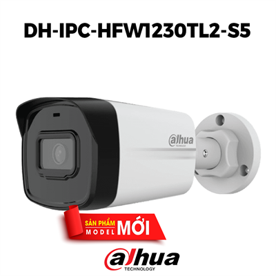 Camera IP Dahua DH-IPC-HFW1230TL2-S5 2MP ENTRY IR LED