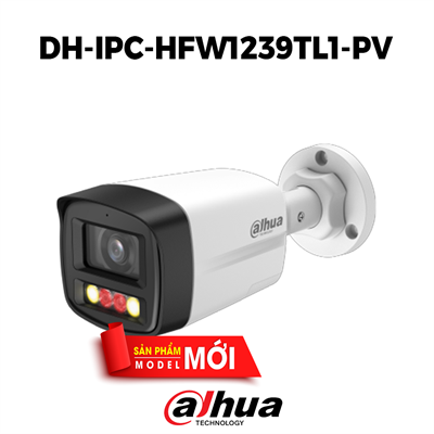 Camera IP Dahua DH-IPC-HFW1239TL1-PV 2MP ENTRY SMART DUAL LIGHT ACTIVE DETERRENCE 