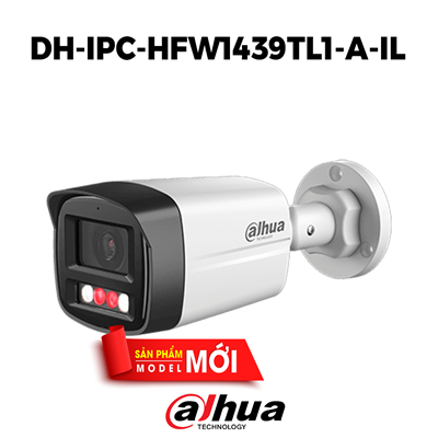 Camera IP Dahua DH-IPC-HFW1439TL1-A-IL 4MP ENTRY SMART DUAL LIGHT