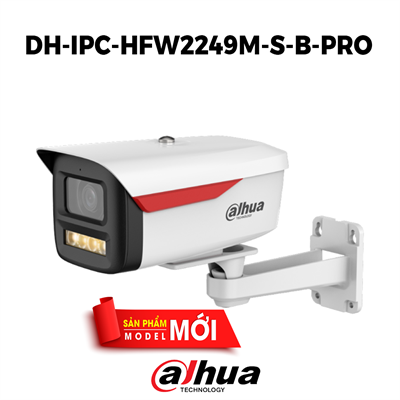Camera IP Dahua DH-IPC-HFW2249M-S-B-PRO 2MP WIZSENSE 2 WIZCOLOR
