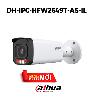 Camera IP Dahua DH-IPC-HFW2649T-AS-IL 6MP WIZSENSE 2 SMART DUAL LIGHT