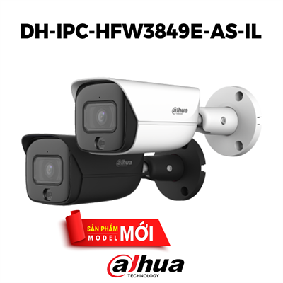 CAMERA IP DAHUA DH-IPC-HFW3849E-AS-IL 8MP WIZSENSE 3 SMART DUAL LIGHT
