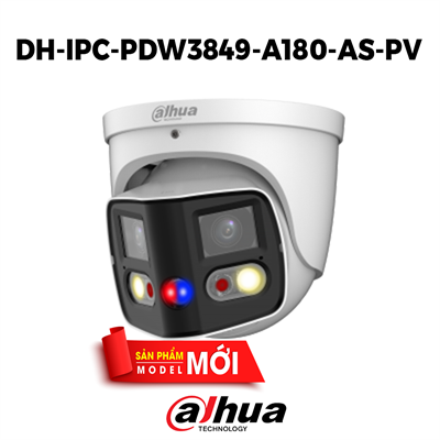 CAMERA IP DAHUA DH-IPC-PDW3849-A180-AS-PV 4MP WIZSENSE 3 SERIES