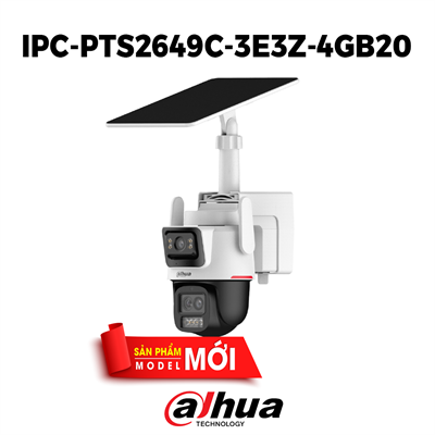 Camera IP Wifi NLMT Dahua ngoài trời DH-IPC-PTS2649C-3E3Z-4GB20 6.0MP