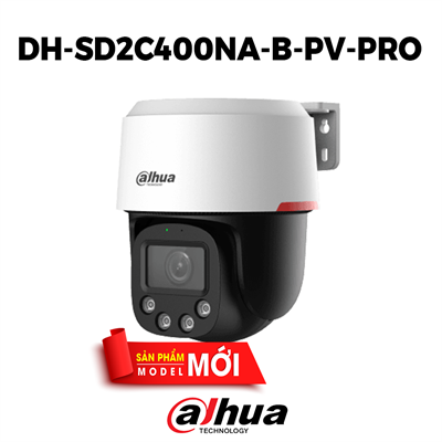 Camera IP Dahua DH-SD2C400NA-B-PV-PRO 4MP WIZSENSE 2 WIZCOLOR