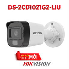 Camera thân IP HIKVISION DS-2CD1021G2-LIU 2.0MP đèn kép chống báo động giả