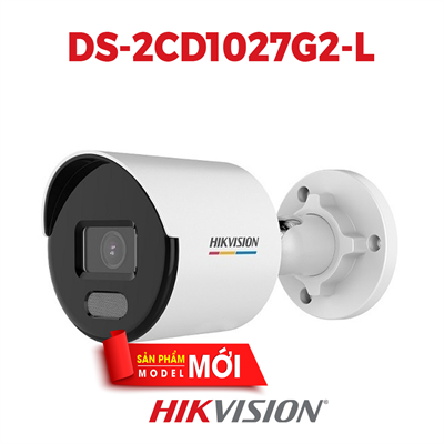 Camera HIKVISION DS-2CD1027G2-L 2MP ColorVu cho hình ảnh màu sắc 24/7