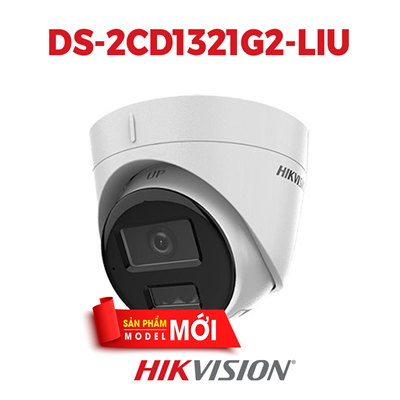 Camera thân IP HIKVISION DS-2CD1321G2-LIU 2.0MP đèn kép chống báo động giả