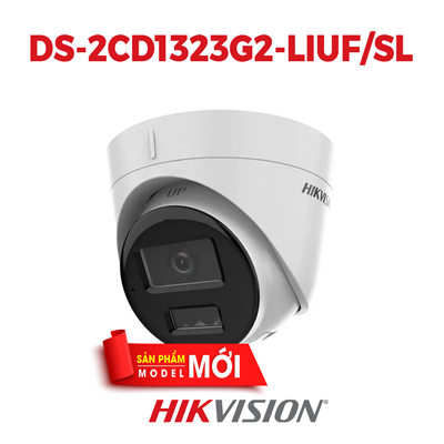 Camera thân IP HIKVISION DS-2CD1323G2-LIUF/SL 2MP đèn kép