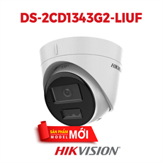 Camera turret IP HIKVISION DS-2CD1343G2-LIUF 4MP đèn kép