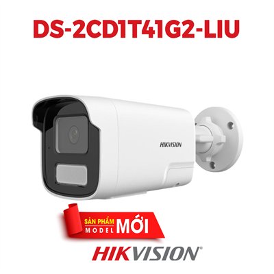 Camera thân lớn IP HIKVISION DS-2CD1T41G2-LIU 4.0MP đèn kép chống báo động giả