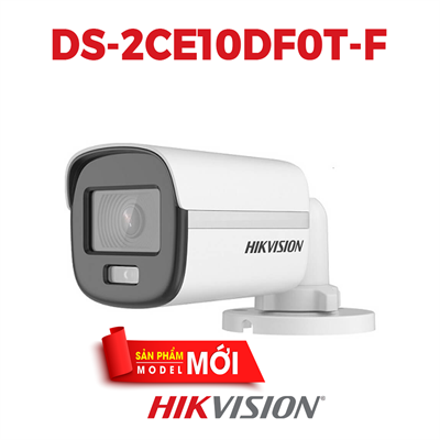 CAMERA COLORVU TVI HIKVISION DS-2CE10DF0T-F 2MP - HÌNH ẢNH MÀU SẮC 24/7