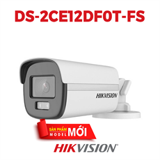 CAMERA COLORVU TVI HIKVISION DS-2CE12DF0T-FS 2MP - HÌNH ẢNH MÀU SẮC 24/7