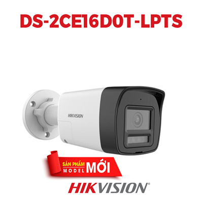 CAMERA TVI HIKVISION DS-2CE16D0T-LPTS 2MP ĐÈN KÉP HỒNG NGOẠI & ÁNH SÁNG TRẮNG ĐÀM THOẠI 2 CHIỀU