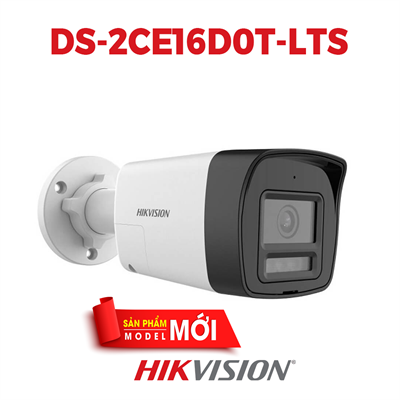 CAMERA TVI HIKVISION DS-2CE16D0T-LTS 2MP ĐÈN KÉP HỒNG NGOẠI & ÁNH SÁNG TRẮNG ĐÀM THOẠI 2 CHIỀU