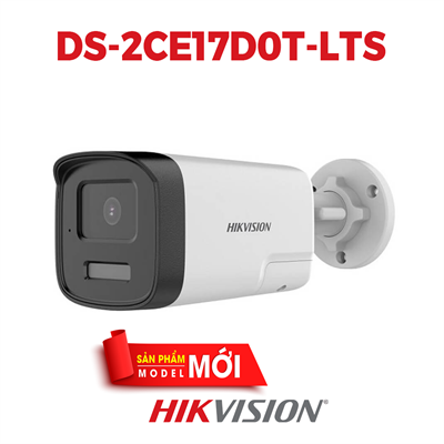 CAMERA TVI HIKVISION DS-2CE17D0T-LTS 2MP ĐÈN KÉP HỒNG NGOẠI & ÁNH SÁNG TRẮNG ĐÀM THOẠI 2 CHIỀU