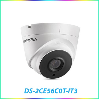 CAMERA HD-TVI DS-2CE56C0T-IT3 1.0 MEGAPIXEL