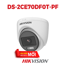 CAMERA COLORVU TVI HIKVISION DS-2CE70DF0T-PF 2MP - HÌNH ẢNH MÀU SẮC 24/7